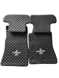 Shelby GT500 Premium Custom Fit Leather Car Floor Mats – Full Set Interior Leather Floor Mats for Cars