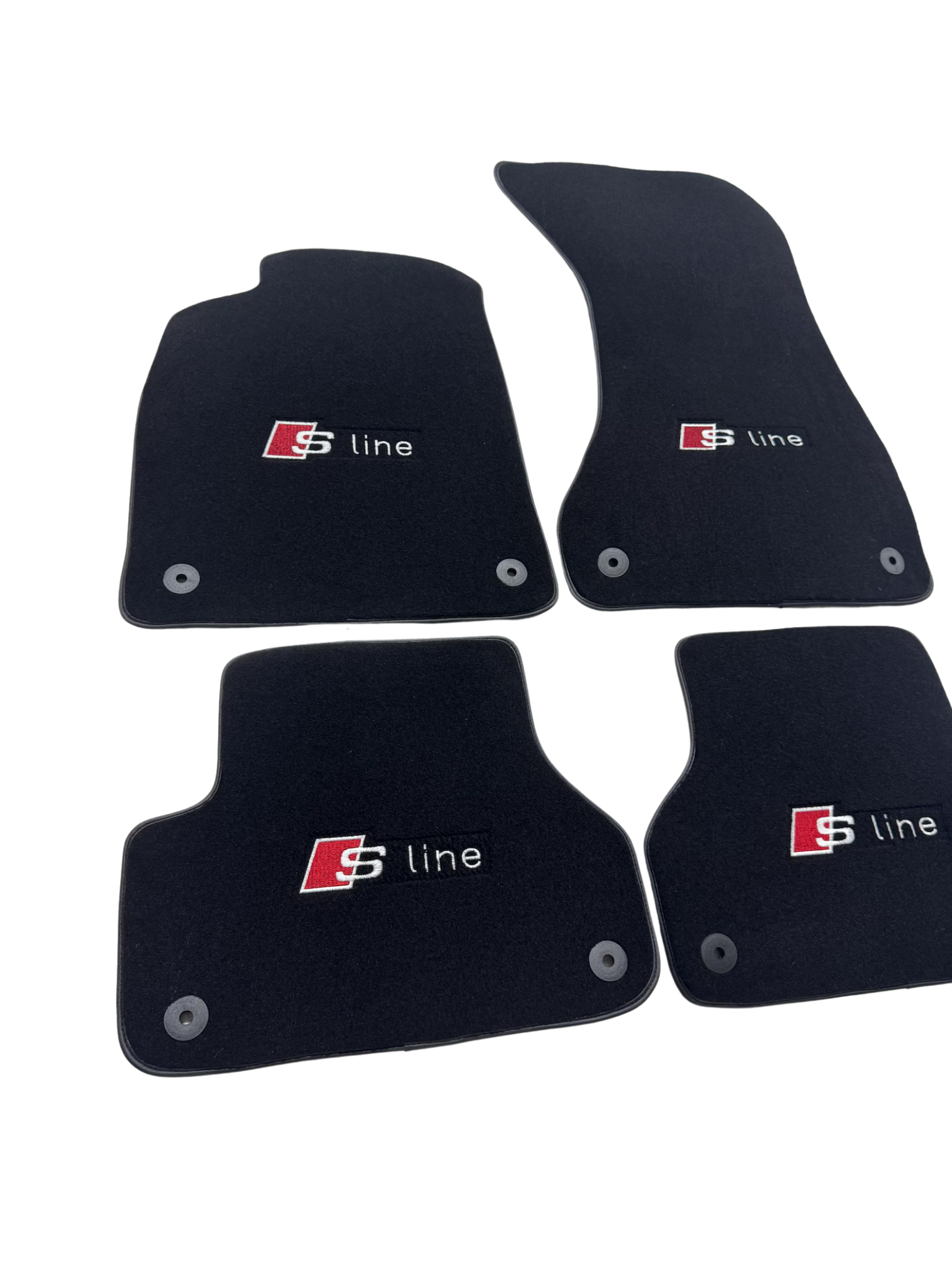 Audi S Line Premium Custom Fit Carpet Car Floor Mats – Full Set Interior Floor Mats for Cars