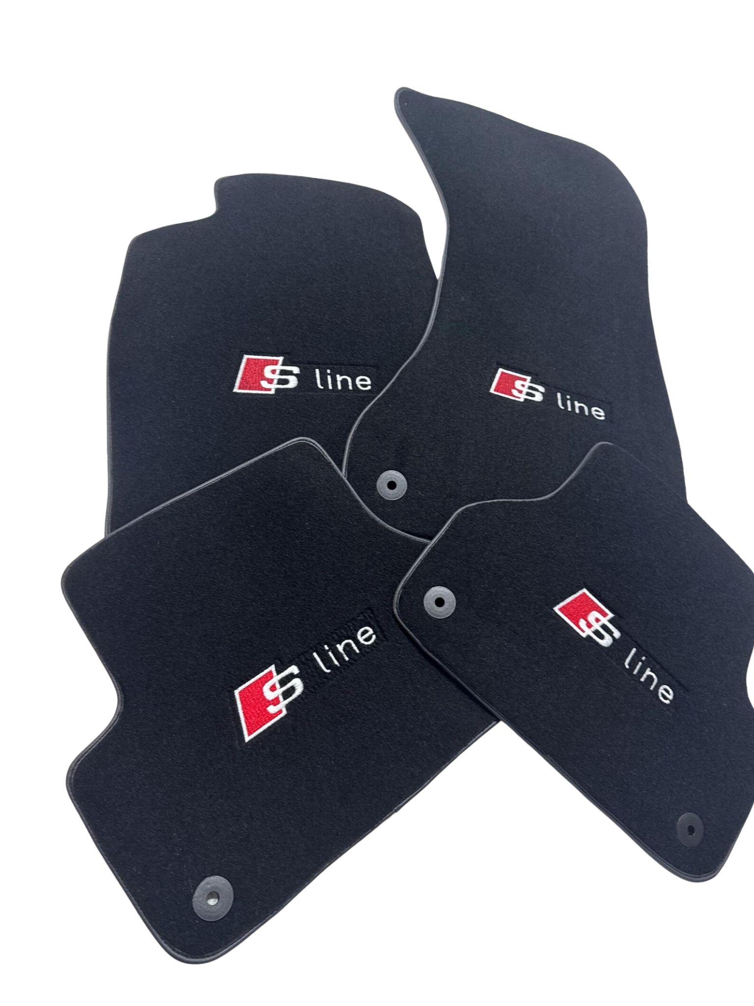 Audi S Line Premium Custom Fit Carpet Car Floor Mats – Full Set Interior Floor Mats for Cars