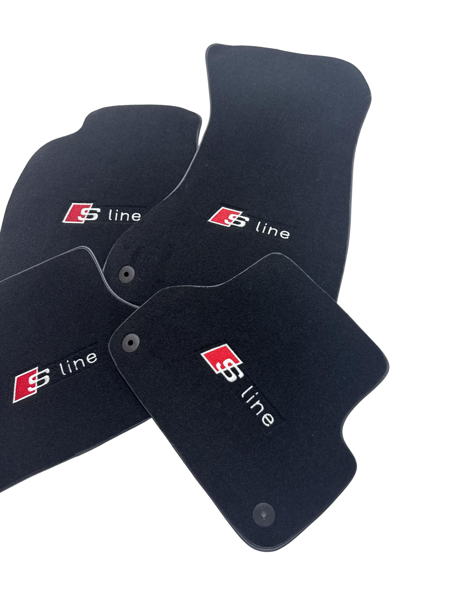 Audi S Line Premium Custom Fit Carpet Car Floor Mats – Full Set Interior Floor Mats for Cars