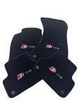 Audi S Line Premium Custom Fit Carpet Car Floor Mats – Full Set Interior Floor Mats for Cars