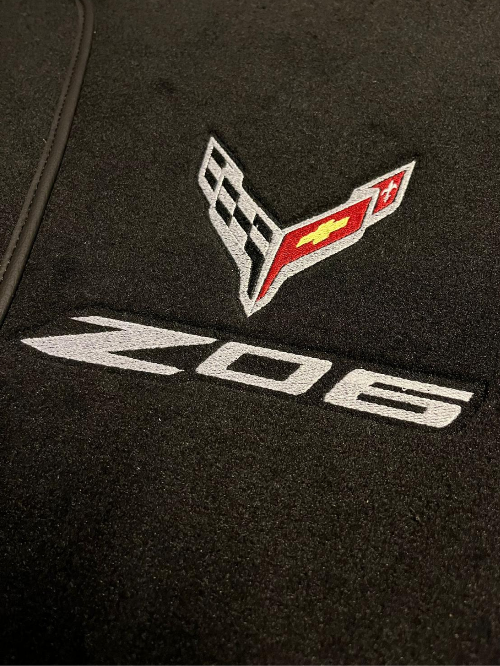 Corvette C7 Z06 Premium Custom Fit Carpet Car Floor Mats – Full Set Interior Floor Mats for Cars