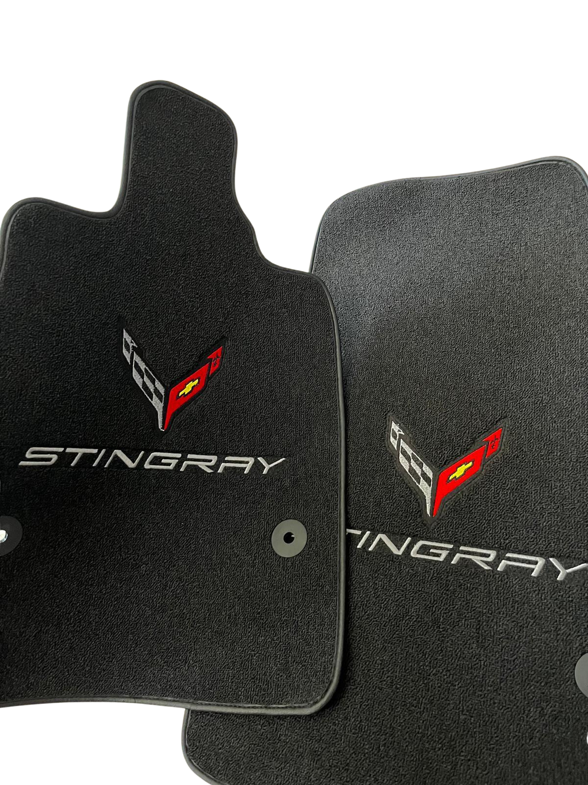 Corvette C8 Stingray Premium Custom Fit Carpet Car Floor Mats – Full Set Interior Floor Mats for Cars