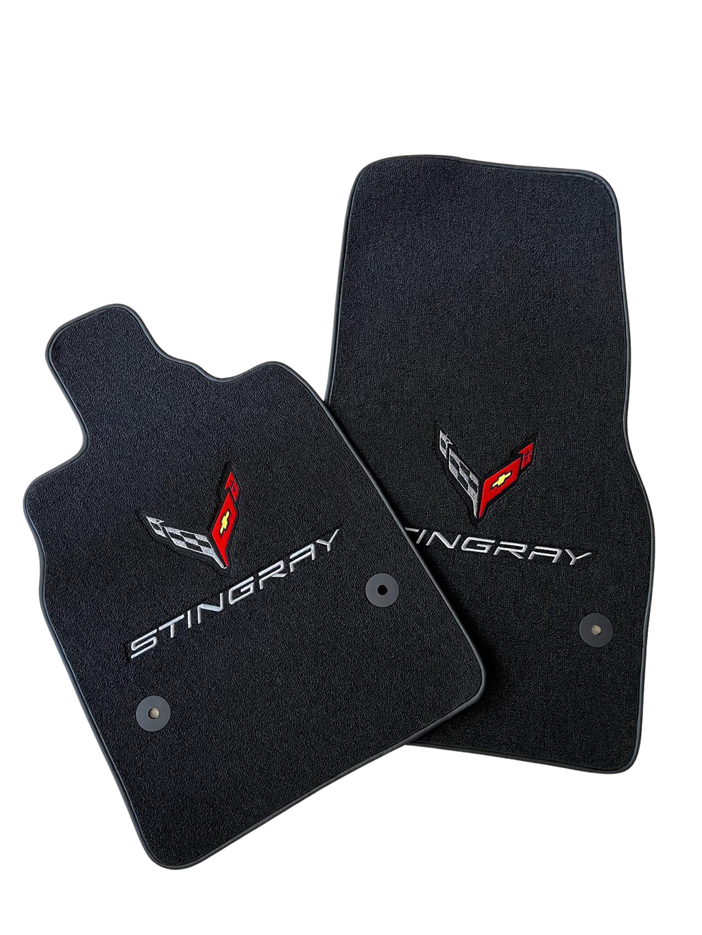 Corvette C8 Stingray Premium Custom Fit Carpet Car Floor Mats – Full Set Interior Floor Mats for Cars