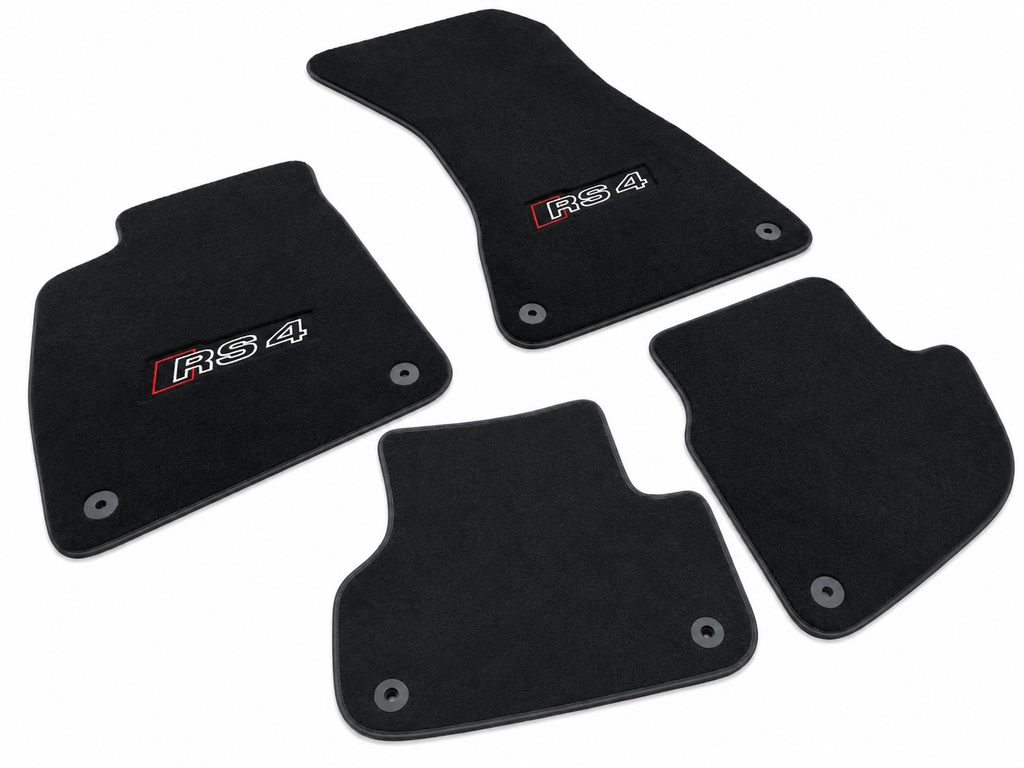 Audi RS4 Premium Custom Fit Carpet Car Floor Mats – Full Set Interior Floor Mats for Cars