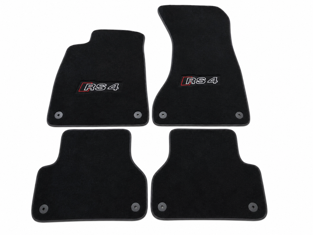 Audi RS4 Premium Custom Fit Carpet Car Floor Mats – Full Set Interior Floor Mats for Cars