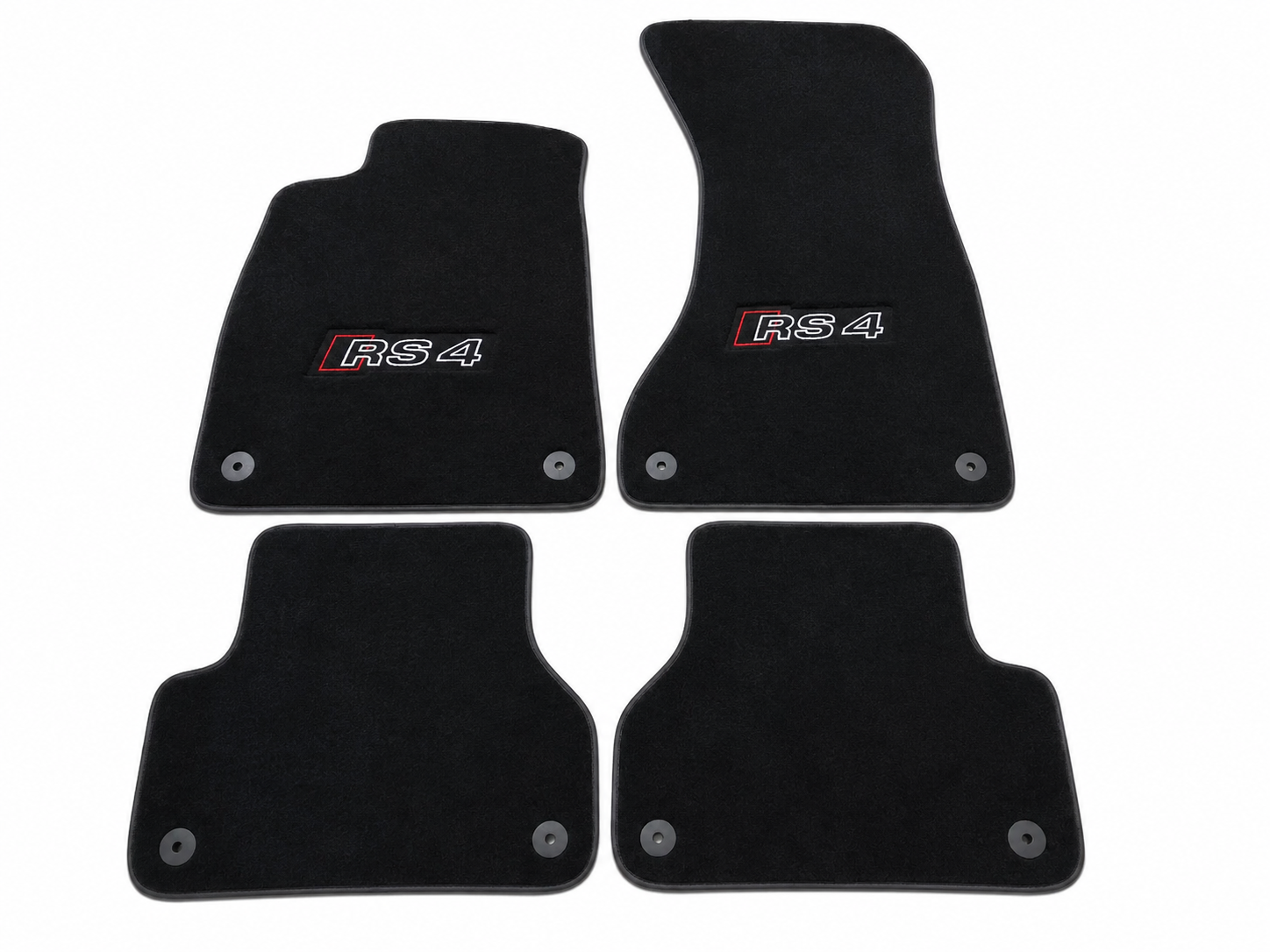 Audi RS4 Premium Custom Fit Carpet Car Floor Mats – Full Set Interior Floor Mats for Cars