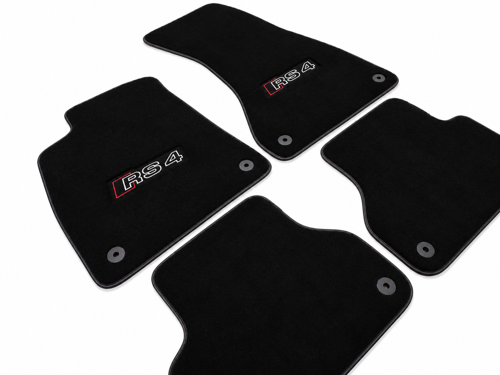 Audi RS4 Premium Custom Fit Carpet Car Floor Mats – Full Set Interior Floor Mats for Cars