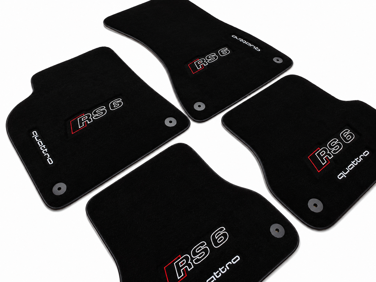 Audi RS6 Premium Custom Fit Carpet Car Floor Mats – Full Set Interior Floor Mats for Cars