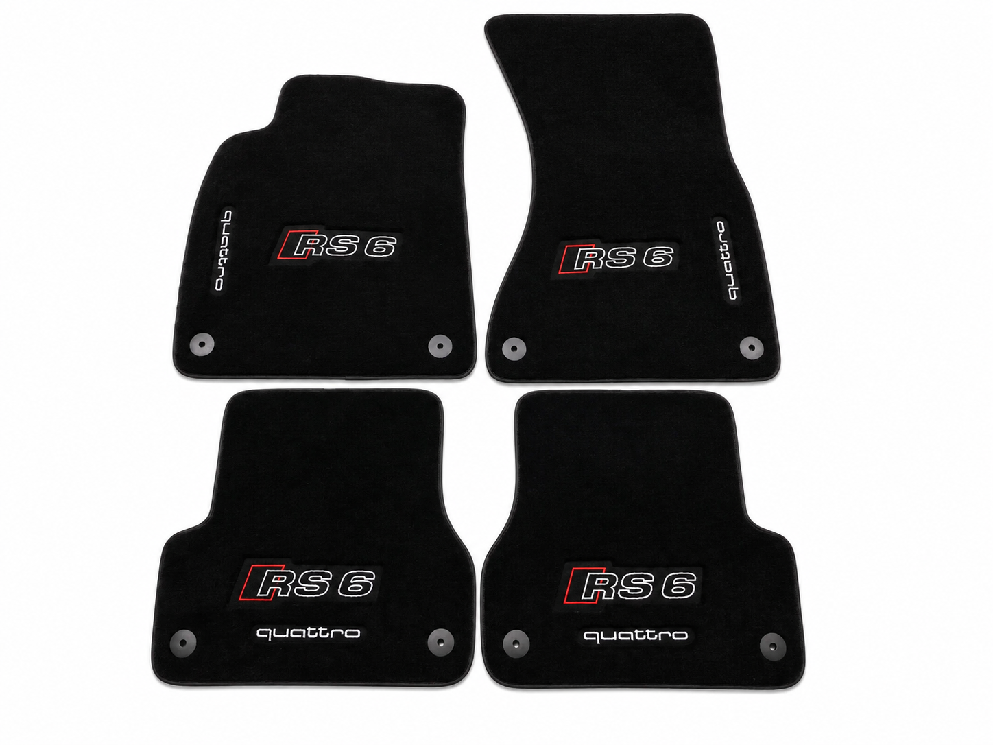 Audi RS6 Premium Custom Fit Carpet Car Floor Mats – Full Set Interior Floor Mats for Cars