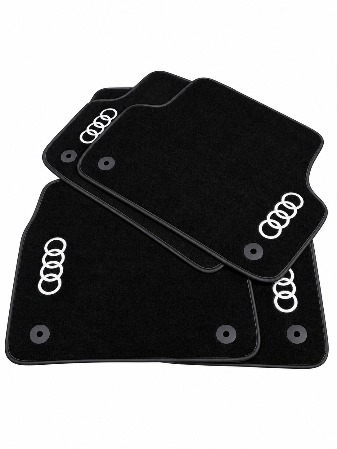 Audi Premium Custom Fit Carpet Car Floor Mats – Full Set Interior Floor Mats for Cars