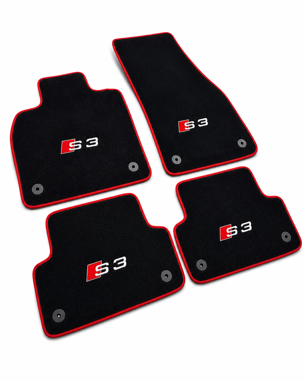 Audi S3 Premium Custom Fit Carpet Car Floor Mats – Full Set Interior Floor Mats for Cars