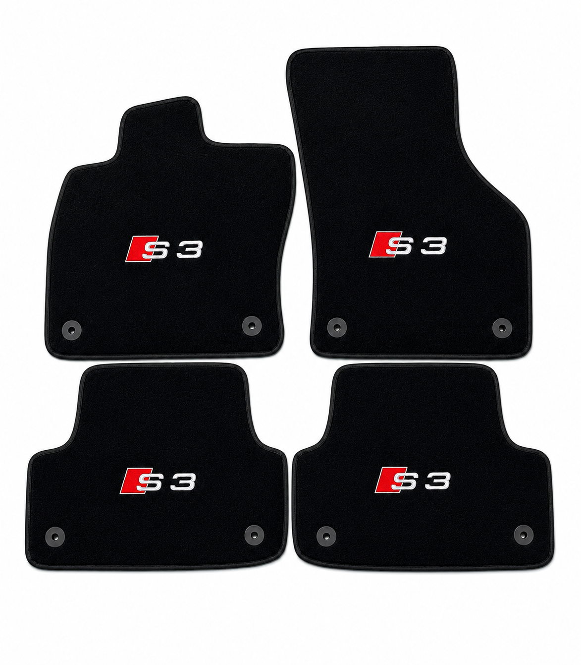 Audi S3 Premium Custom Fit Carpet Car Floor Mats – Full Set Interior Floor Mats for Cars