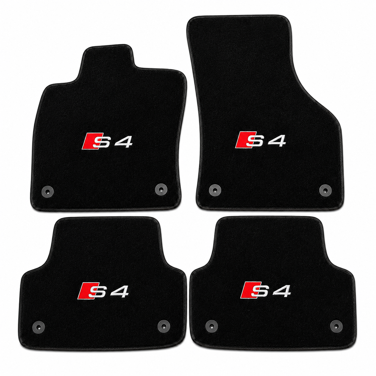 Audi S4 Premium Custom Fit Carpet Car Floor Mats – Full Set Interior Floor Mats for Cars