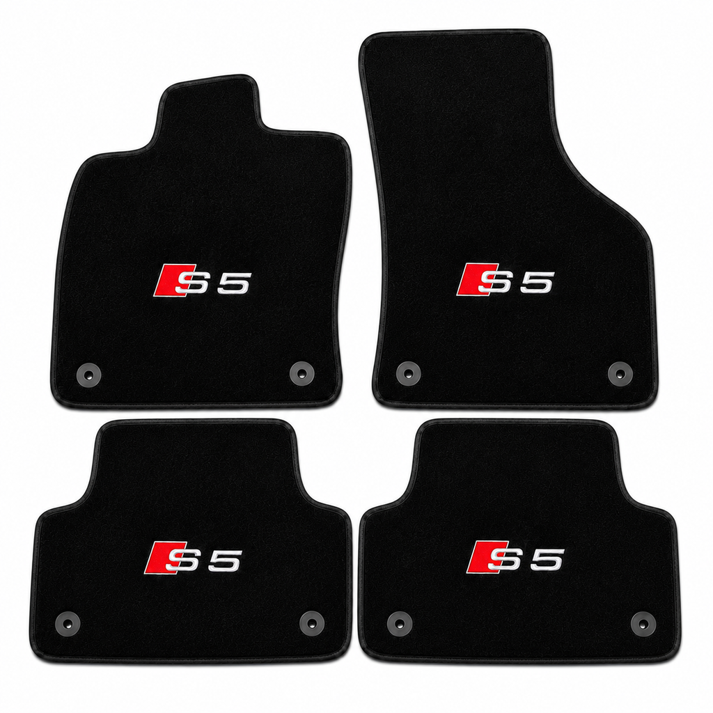 Audi S5 Premium Custom Fit Carpet Car Floor Mats – Full Set Interior Floor Mats for Cars