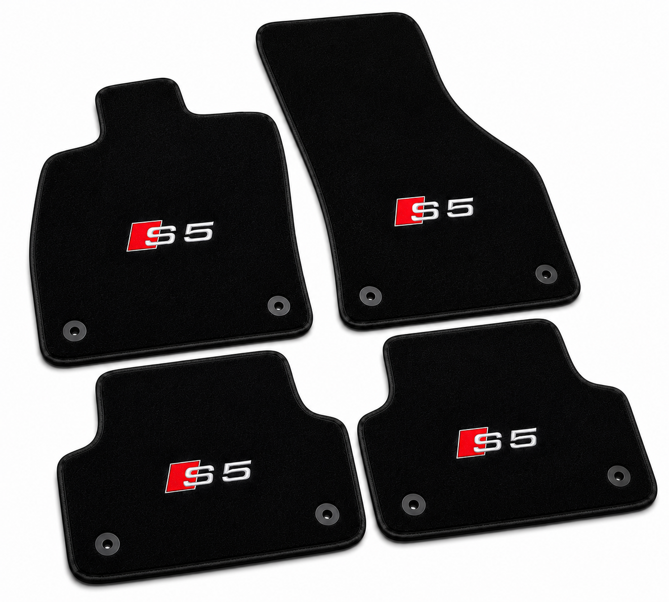 Audi S5 Premium Custom Fit Carpet Car Floor Mats – Full Set Interior Floor Mats for Cars