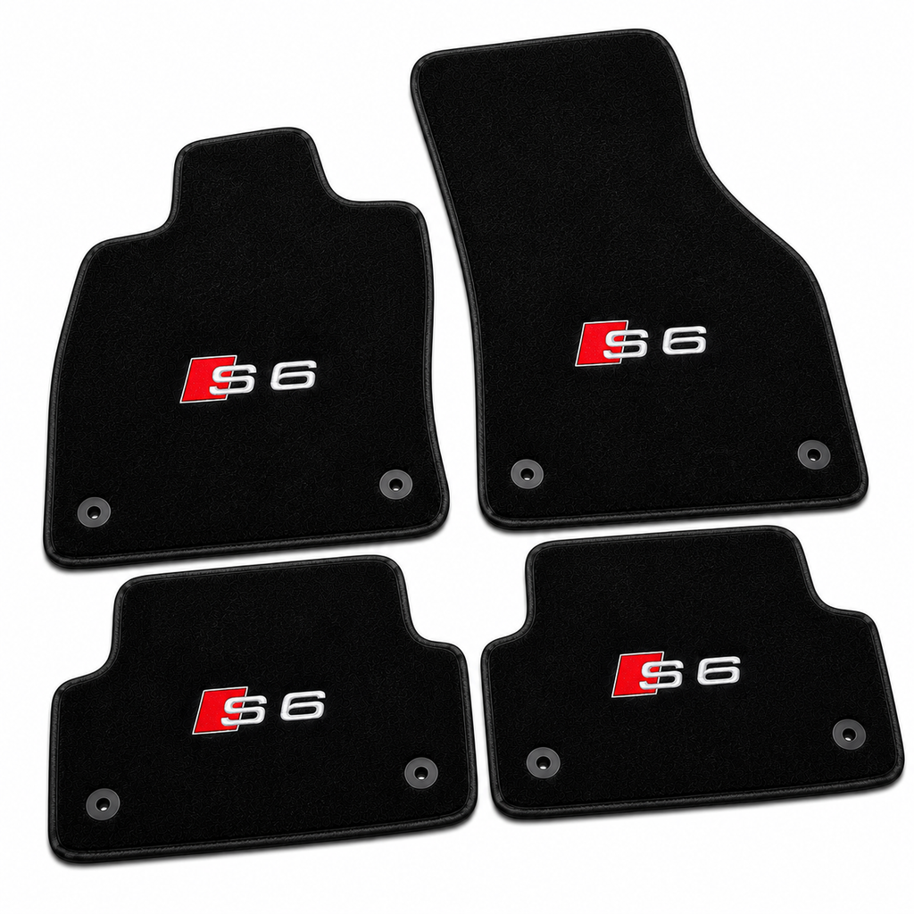 Audi S6 Premium Custom Fit Carpet Car Floor Mats – Full Set Interior Floor Mats for Cars