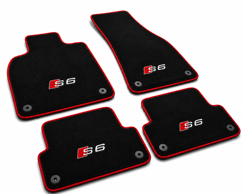 Audi S6 Premium Custom Fit Carpet Car Floor Mats – Full Set Interior Floor Mats for Cars
