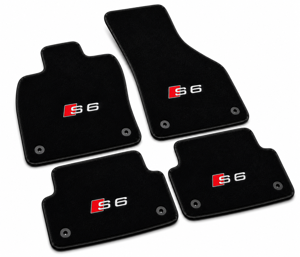 Audi S6 Premium Custom Fit Carpet Car Floor Mats – Full Set Interior Floor Mats for Cars