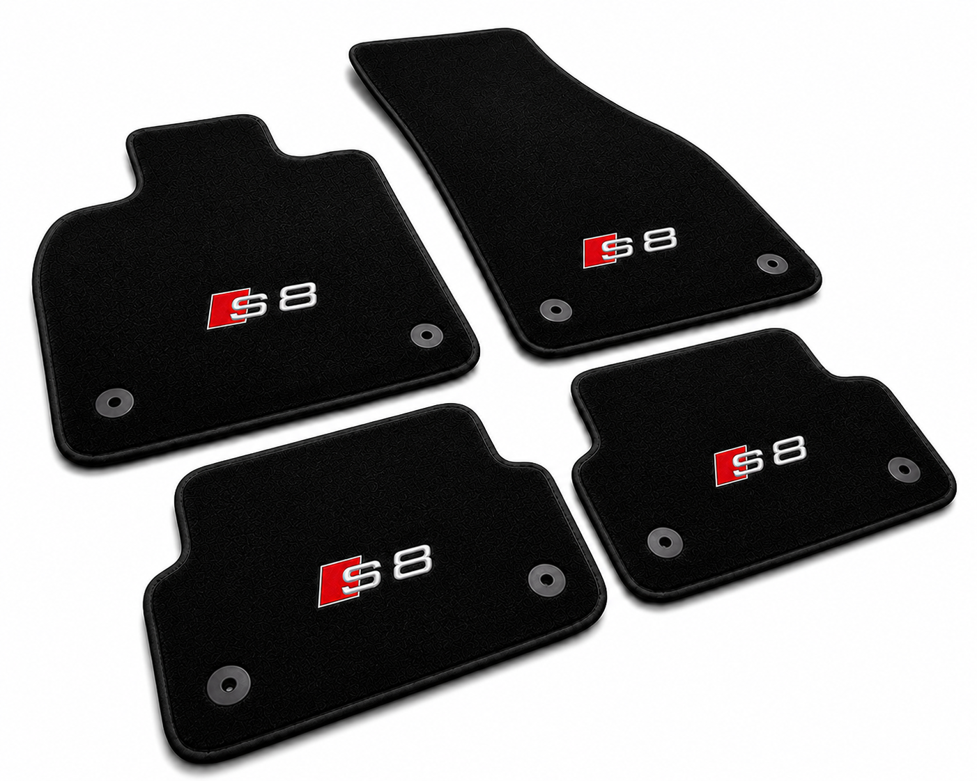 Audi S8 Premium Custom Fit Carpet Car Floor Mats – Full Set Interior Floor Mats for Cars