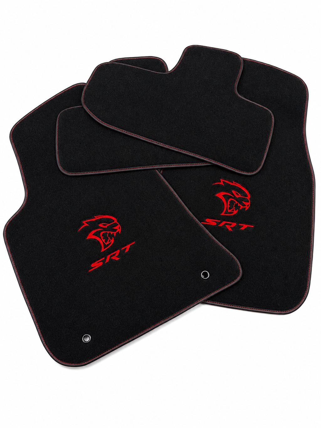 DODGE SRT Premium Custom Fit Carpet Car Floor Mats – Full Set Interior Floor Mats for Cars