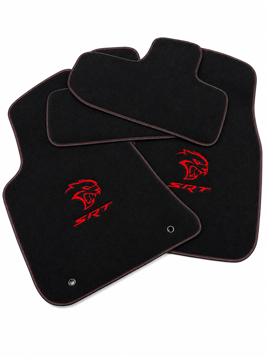 DODGE SRT Premium Custom Fit Carpet Car Floor Mats – Full Set Interior Floor Mats for Cars