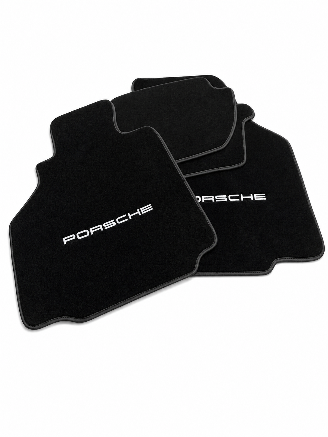 PORSCHE Premium Custom Fit Carpet Car Floor Mats – Full Set Interior Floor Mats for Cars