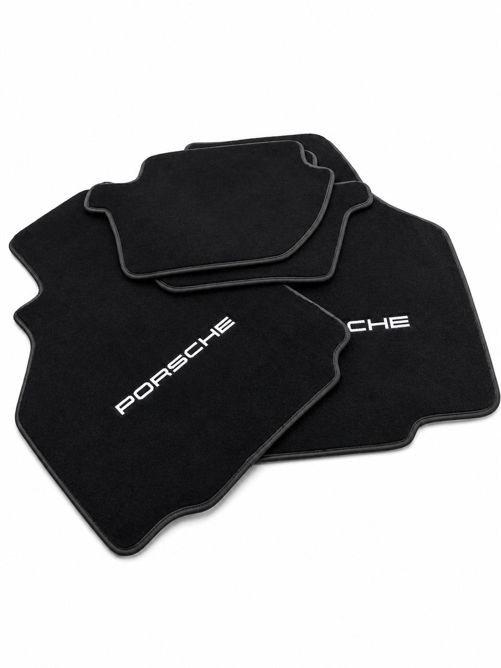 PORSCHE Premium Custom Fit Carpet Car Floor Mats – Full Set Interior Floor Mats for Cars