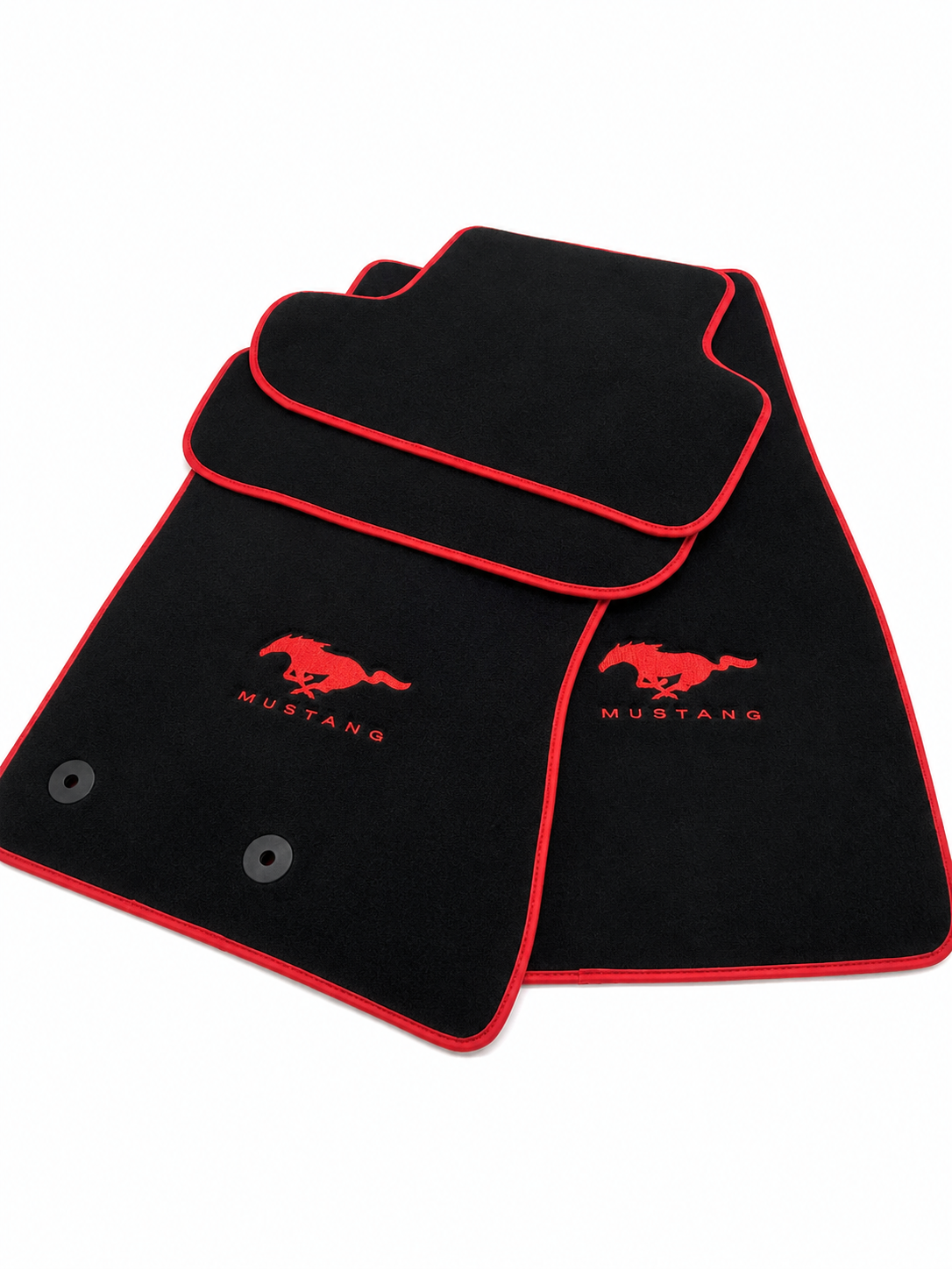 MUSTANG Premium Custom Fit Carpet Car Floor Mats – Full Set Interior Floor Mats for Cars