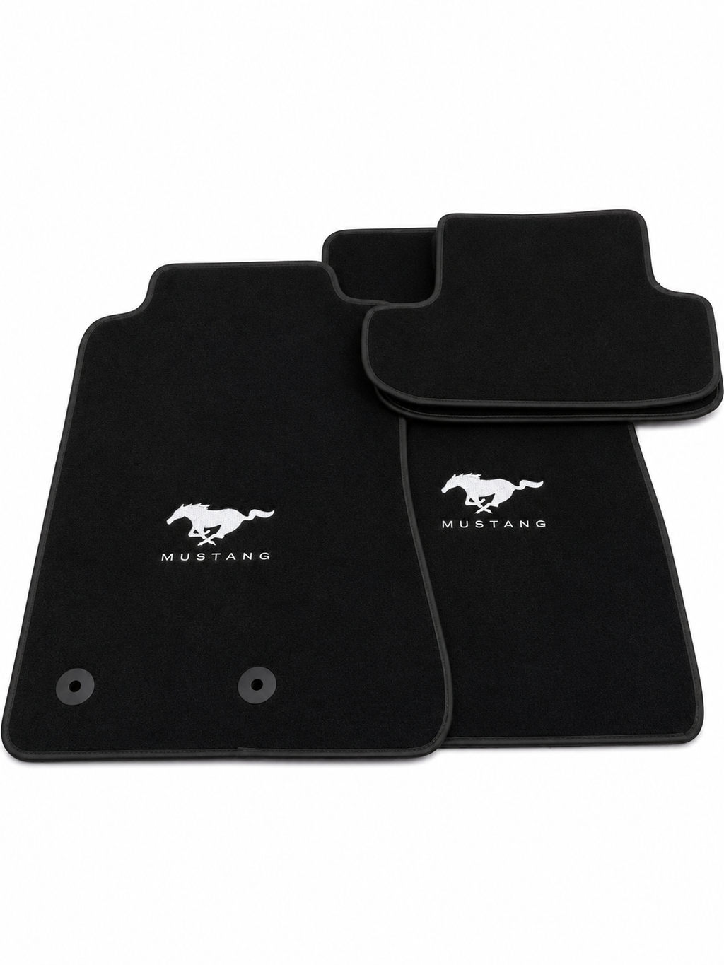 MUSTANG Premium Custom Fit Carpet Car Floor Mats – Full Set Interior Floor Mats for Cars