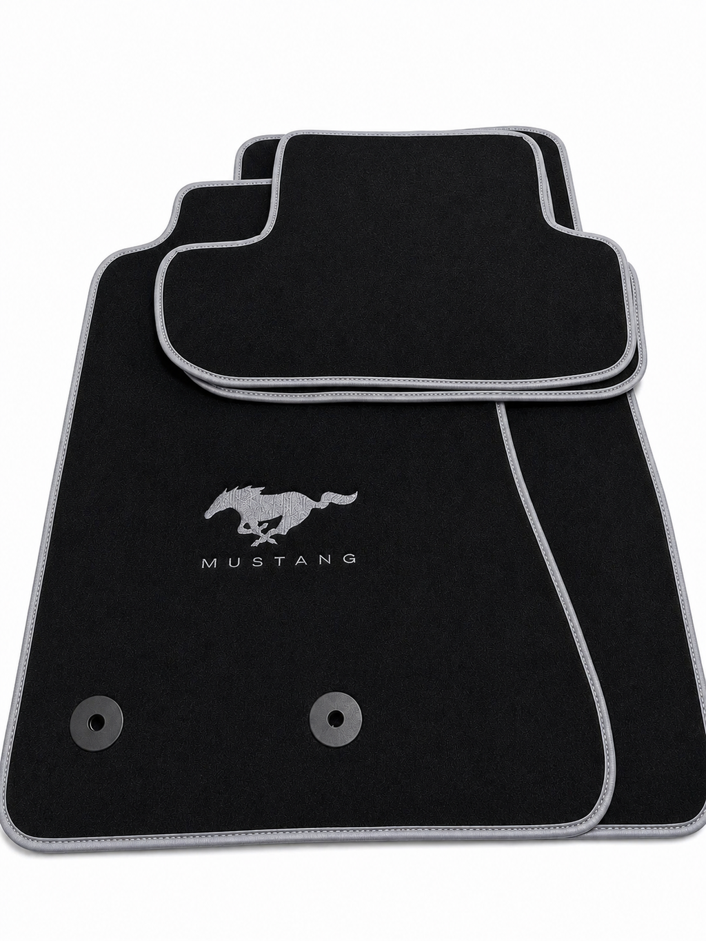 MUSTANG Premium Custom Fit Carpet Car Floor Mats – Full Set Interior Floor Mats for Cars