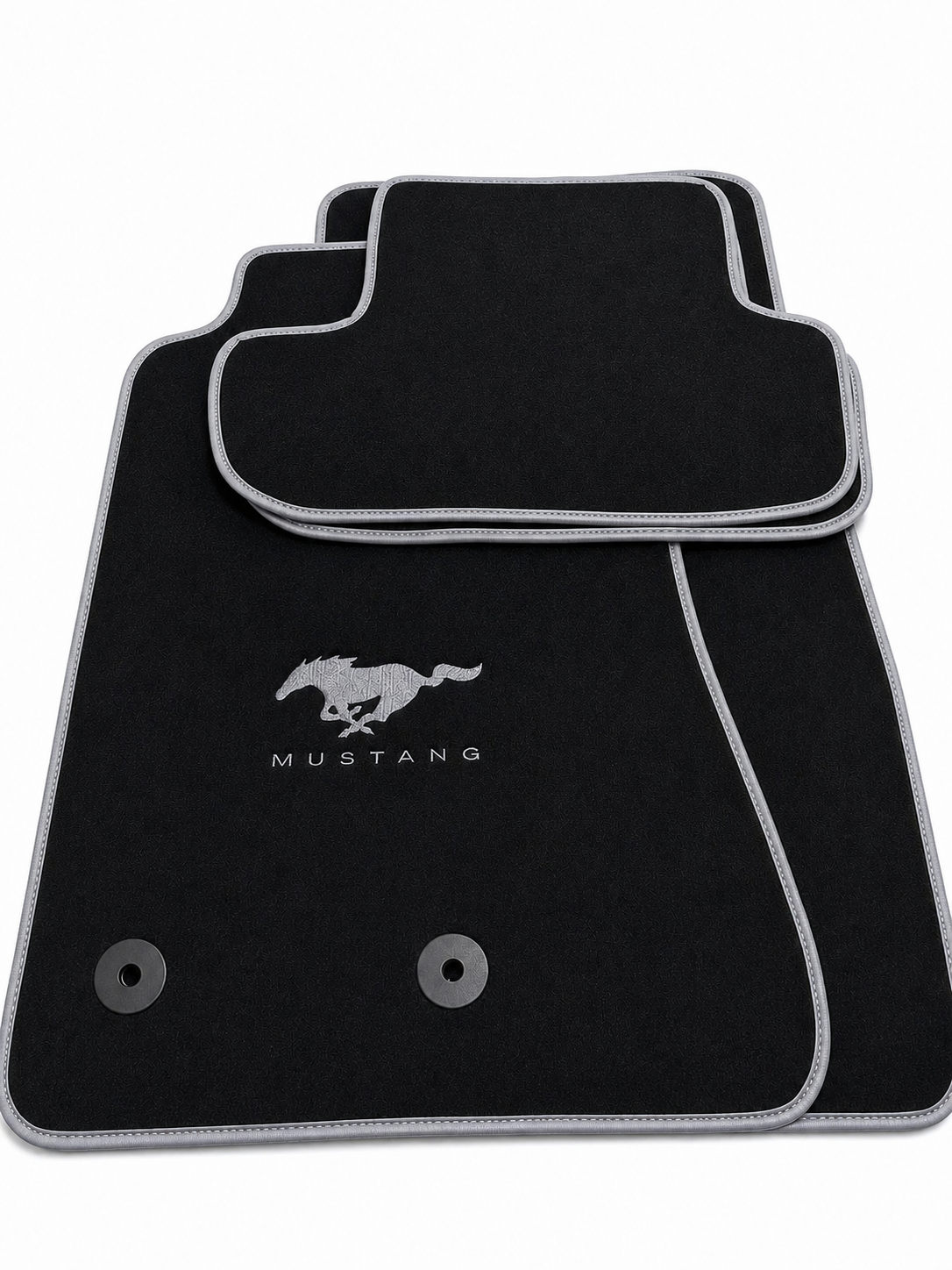 MUSTANG Premium Custom Fit Carpet Car Floor Mats – Full Set Interior Floor Mats for Cars