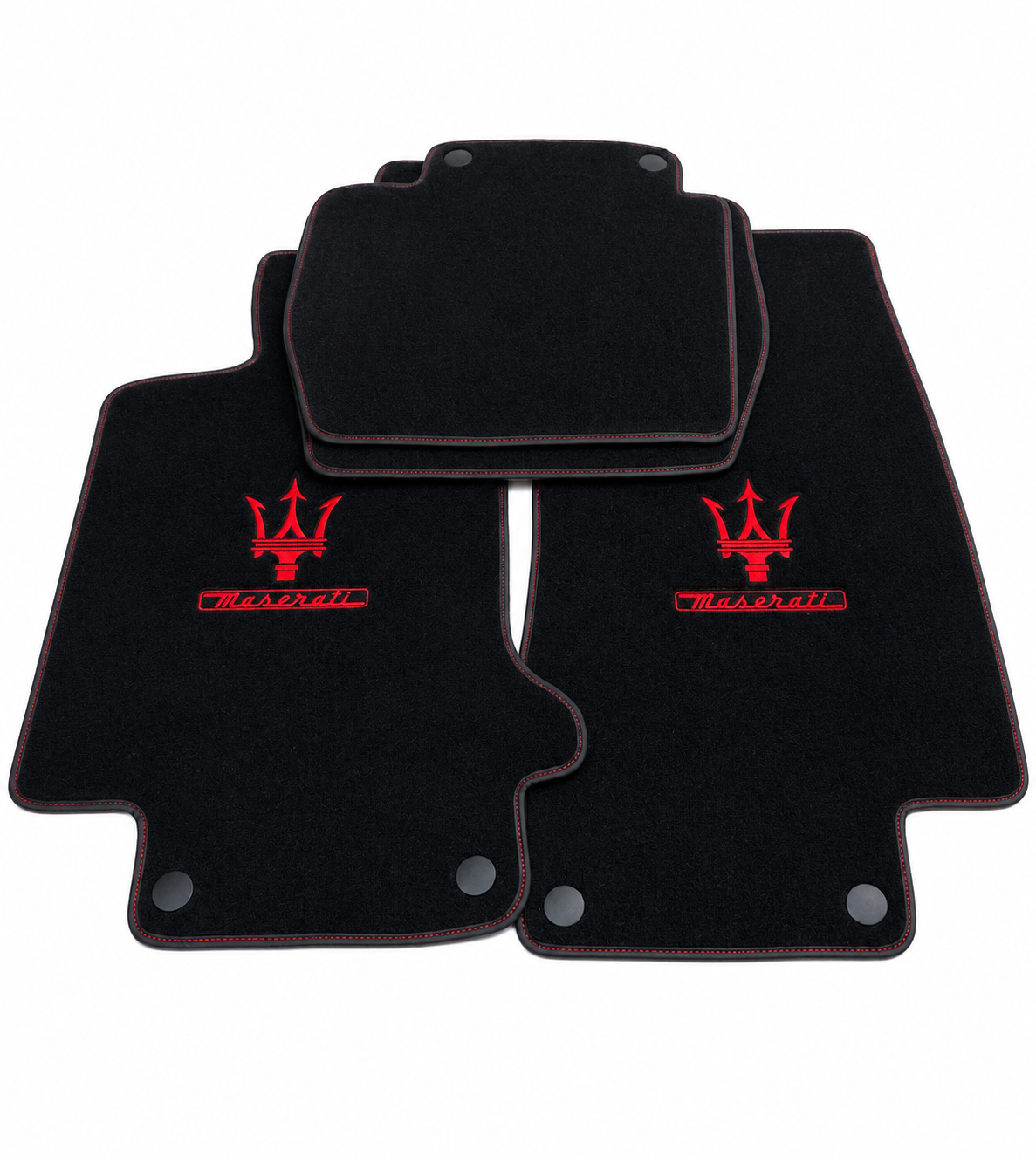 Maserati Premium Custom Fit Carpet Car Floor Mats – Full Set Interior Floor Mats for Cars