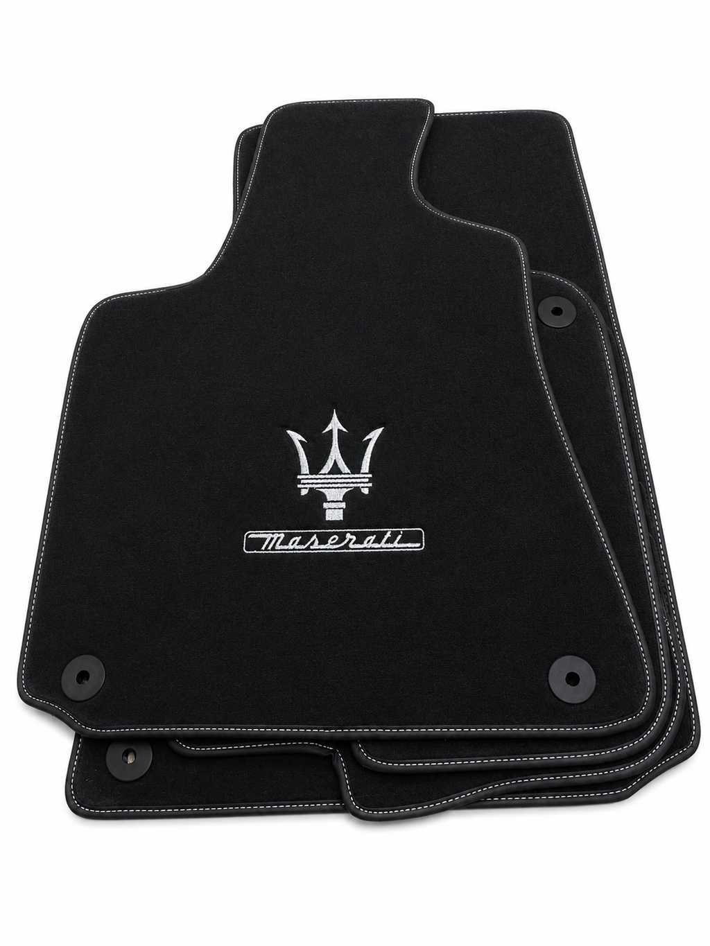 Maserati Premium Custom Fit Carpet Car Floor Mats – Full Set Interior Floor Mats for Cars