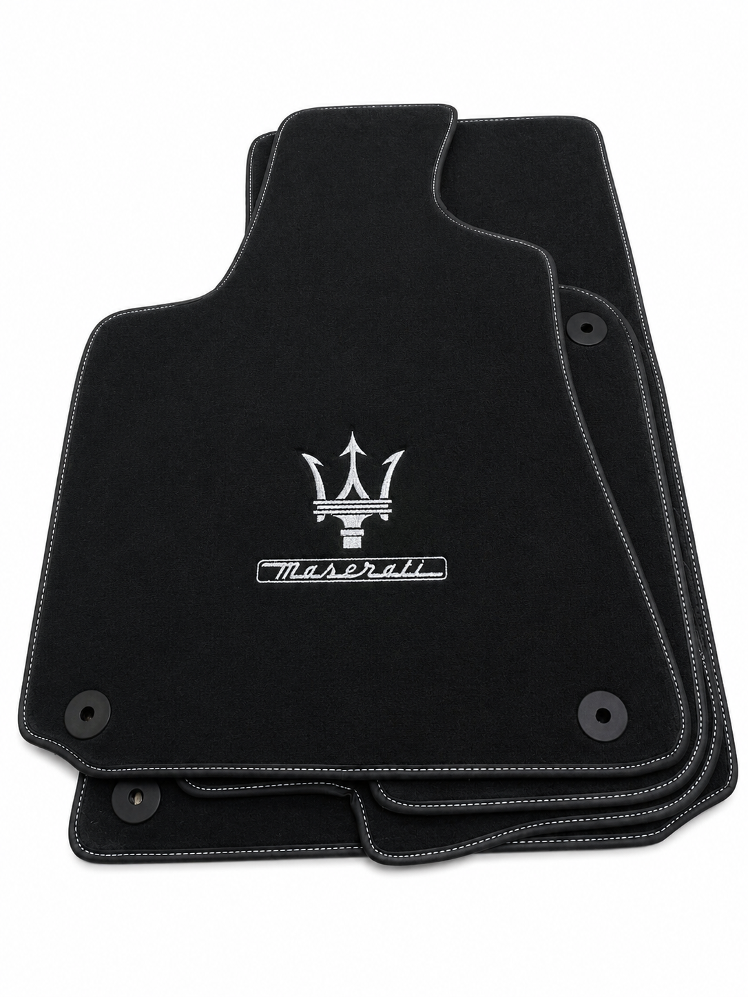 Maserati Premium Custom Fit Carpet Car Floor Mats – Full Set Interior Floor Mats for Cars