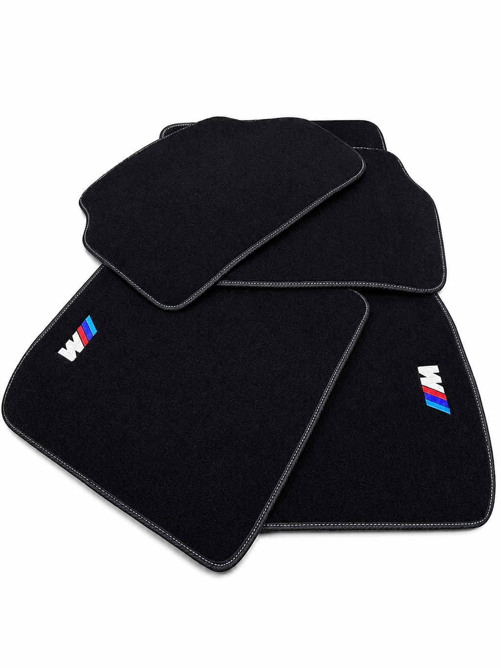 BMW M Premium Custom Fit Carpet Car Floor Mats – Full Set Interior Floor Mats for Cars