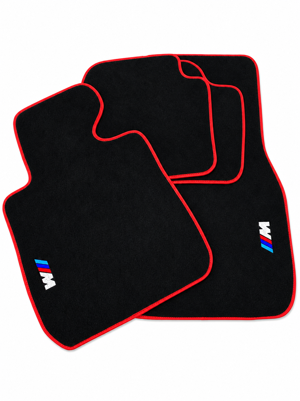 BMW M Premium Custom Fit Carpet Car Floor Mats – Full Set Interior Floor Mats for Cars