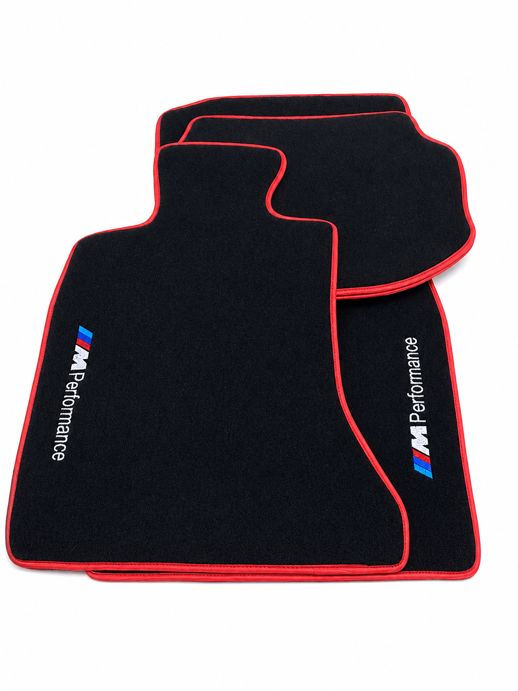 BMW M Performance Premium Custom Fit Carpet Car Floor Mats – Full Set Interior Floor Mats for Cars