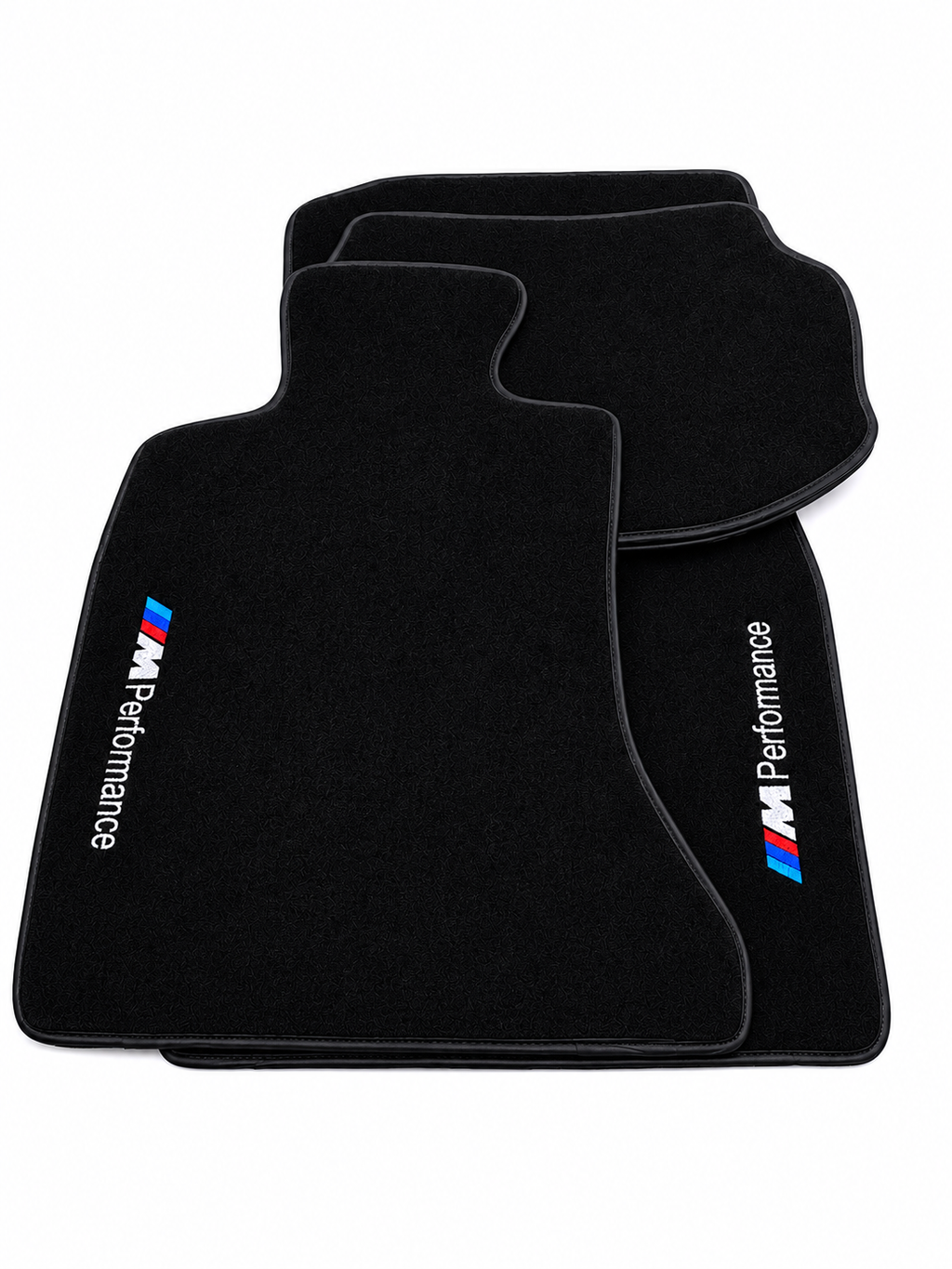 BMW M Performance Premium Custom Fit Carpet Car Floor Mats – Full Set Interior Floor Mats for Cars