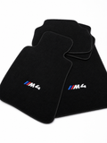 BMW M4 Premium Custom Fit Carpet Car Floor Mats – Full Set Interior Floor Mats for Cars