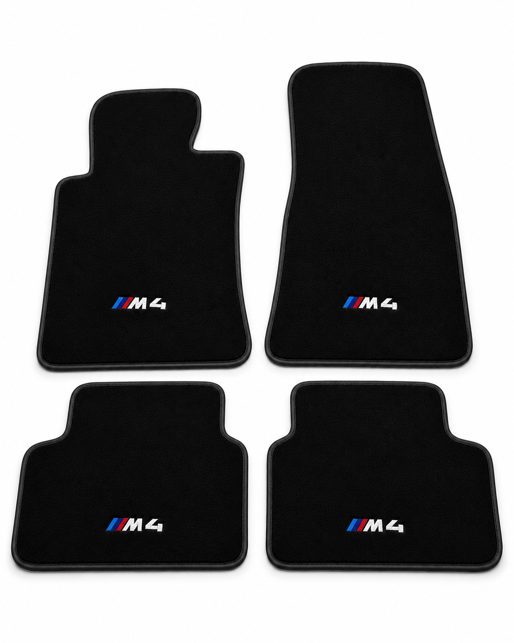 BMW M4 Premium Custom Fit Carpet Car Floor Mats – Full Set Interior Floor Mats for Cars