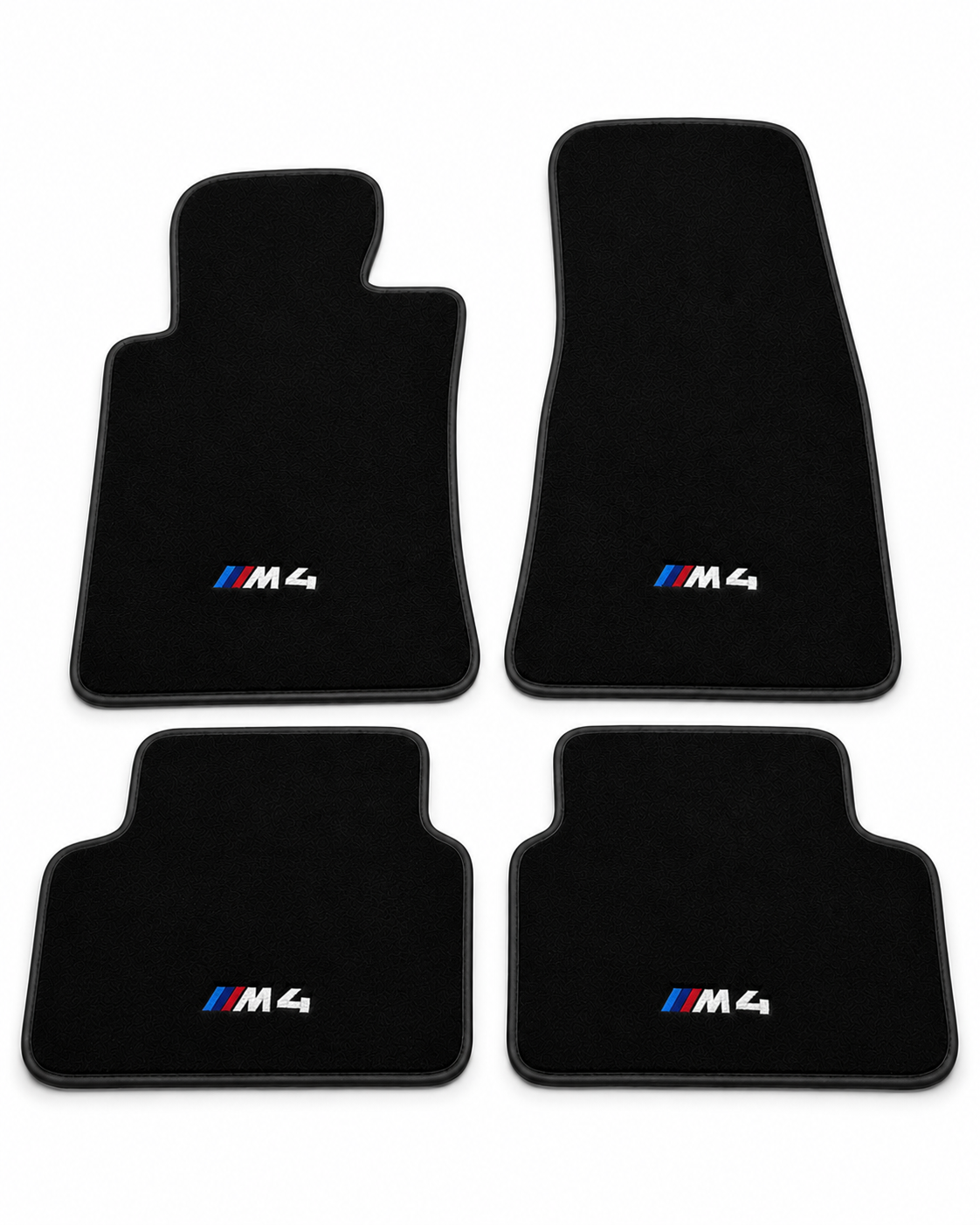 BMW M4 Premium Custom Fit Carpet Car Floor Mats – Full Set Interior Floor Mats for Cars
