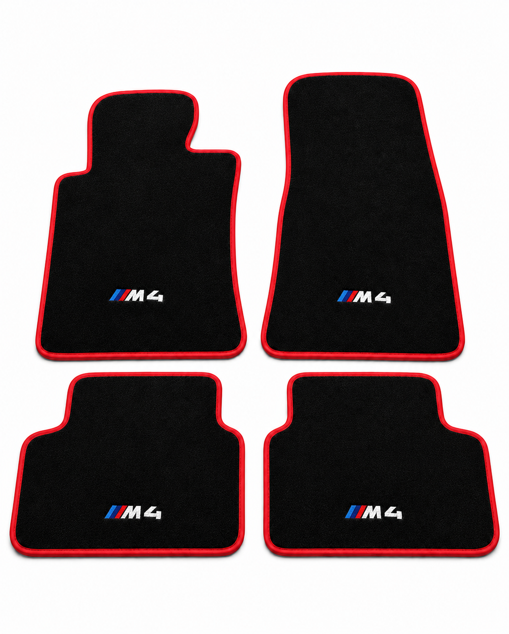 BMW M4 Premium Custom Fit Carpet Car Floor Mats – Full Set Interior Floor Mats for Cars