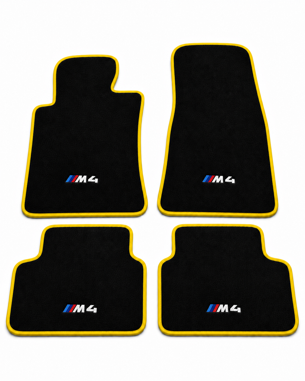 BMW M4 Premium Custom Fit Carpet Car Floor Mats – Full Set Interior Floor Mats for Cars