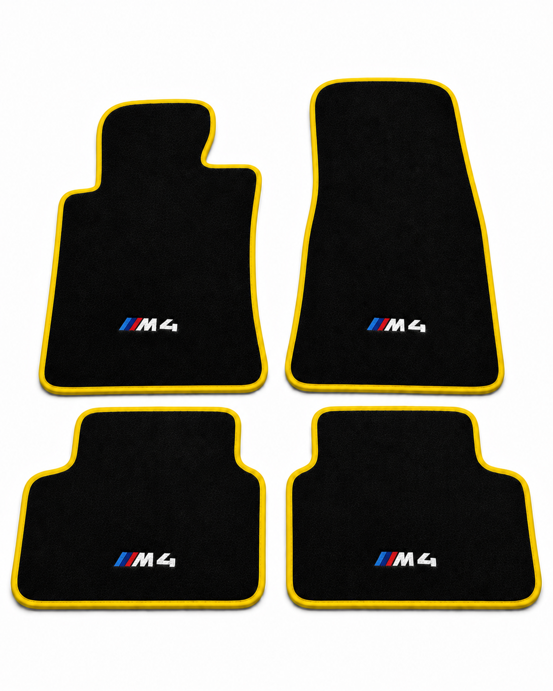 BMW M4 Premium Custom Fit Carpet Car Floor Mats – Full Set Interior Floor Mats for Cars