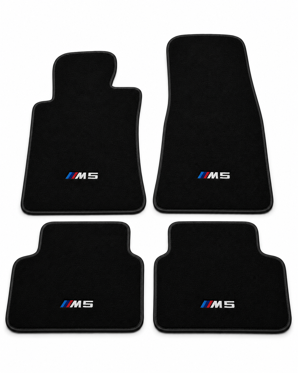 BMW M5 Premium Custom Fit Carpet Car Floor Mats – Full Set Interior Floor Mats for Cars