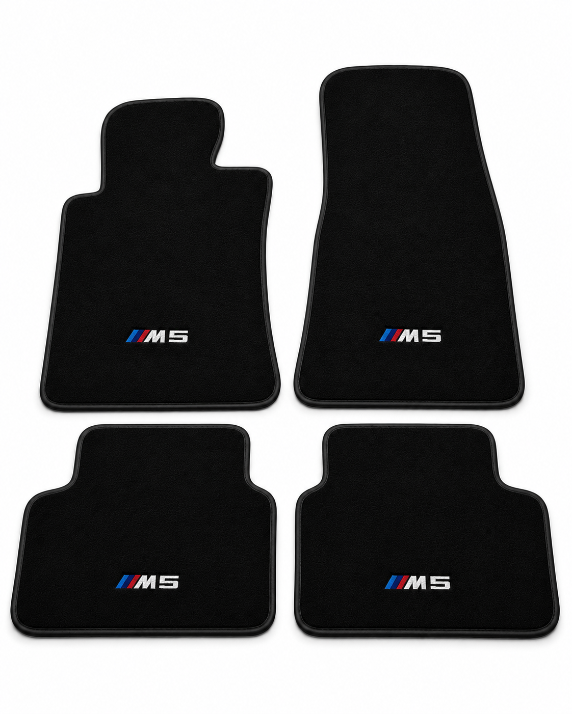 BMW M5 Premium Custom Fit Carpet Car Floor Mats – Full Set Interior Floor Mats for Cars