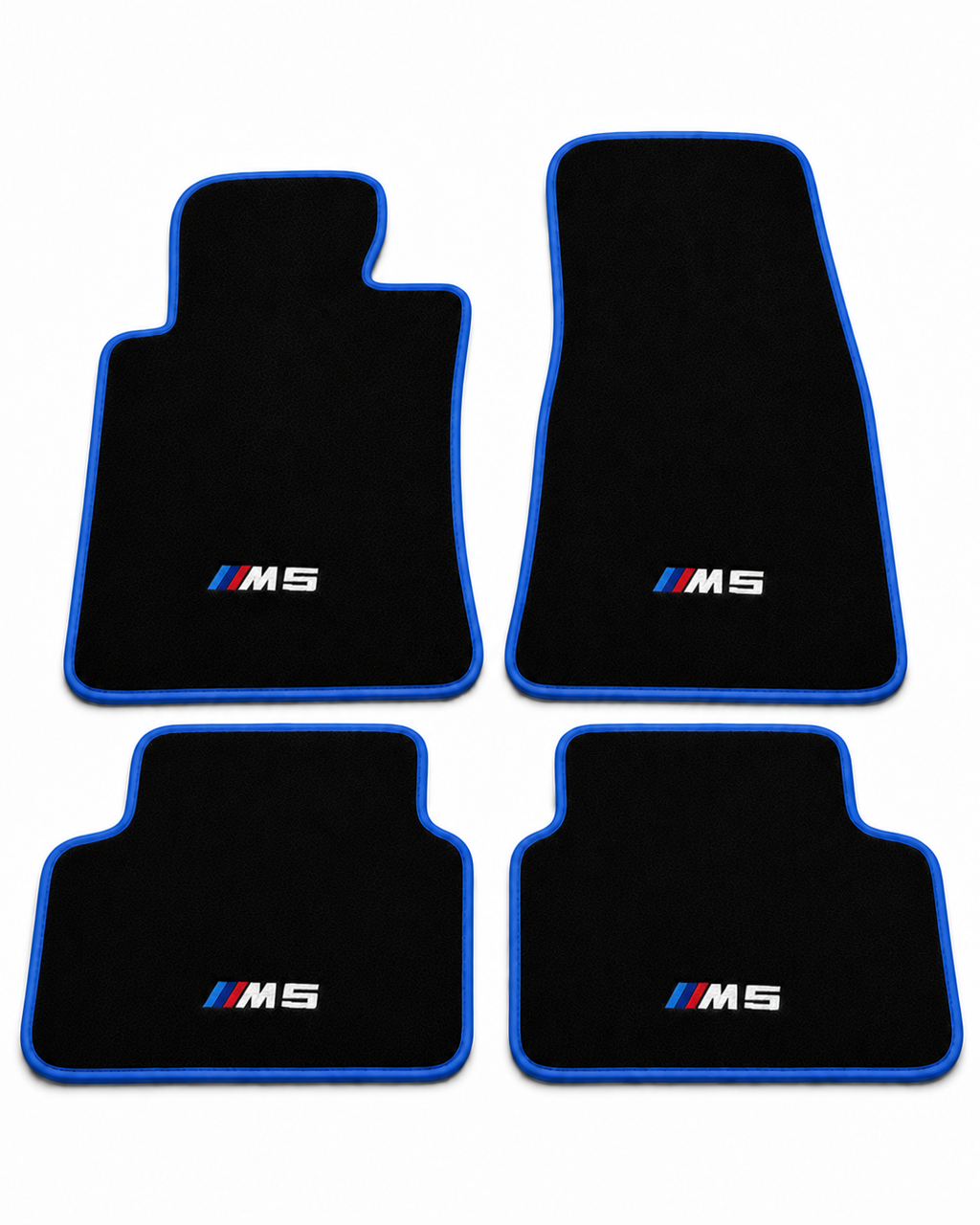 BMW M5 Premium Custom Fit Carpet Car Floor Mats – Full Set Interior Floor Mats for Cars