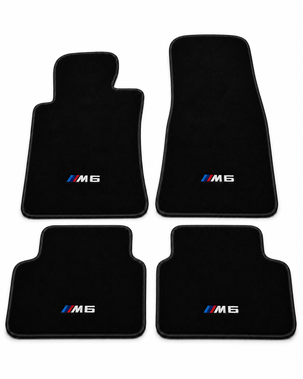 BMW M6 Premium Custom Fit Carpet Car Floor Mats – Full Set Interior Floor Mats for Cars