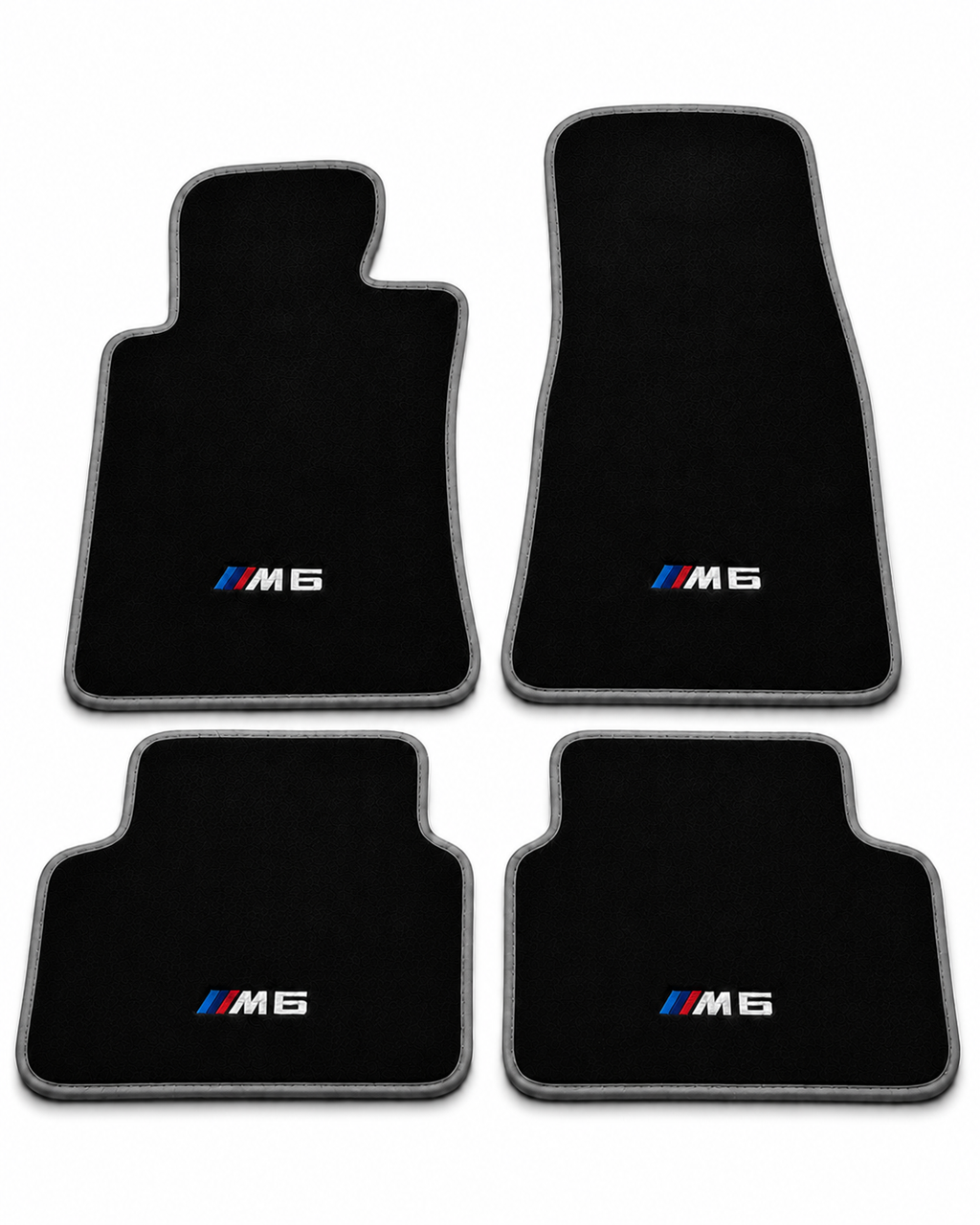 BMW M6 Premium Custom Fit Carpet Car Floor Mats – Full Set Interior Floor Mats for Cars